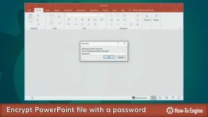 How to encrypt a PowerPoint document