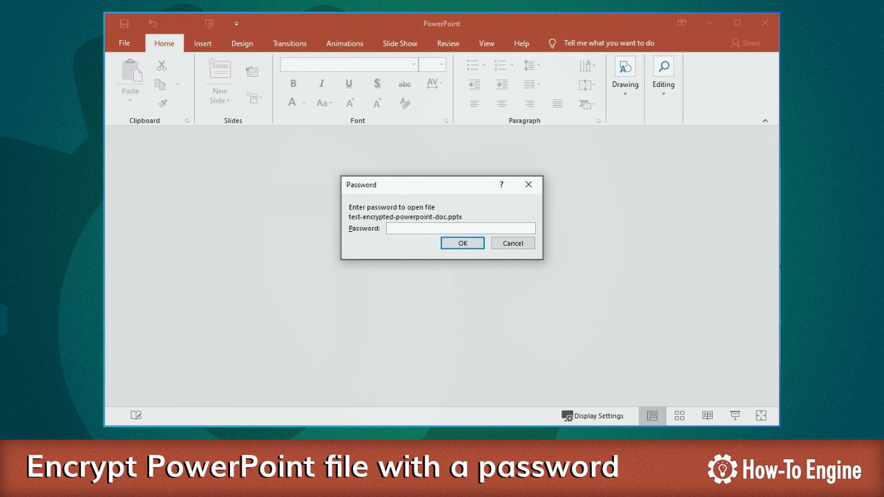 How To Protect Your Powerpoint Document With A Password